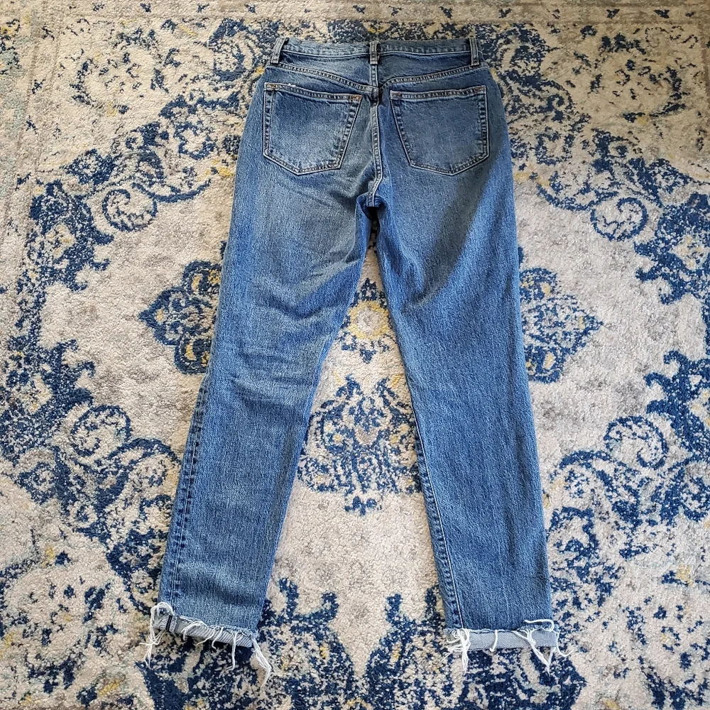Free People We The Free Stella Skinny Jean Rip & Repair Raw Hem 28 - Picture 12 of 13